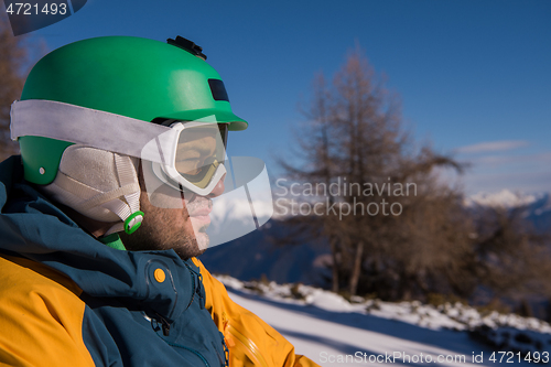 Image of snowboarder portrait