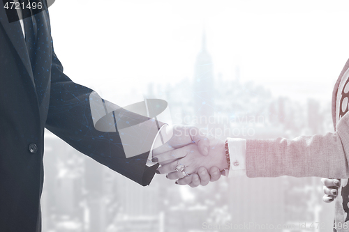 Image of partnership handshake