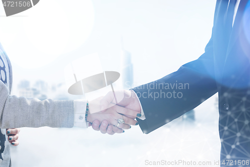 Image of partnership handshake