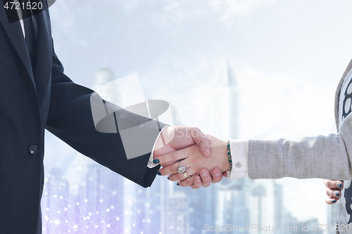 Image of partnership handshake