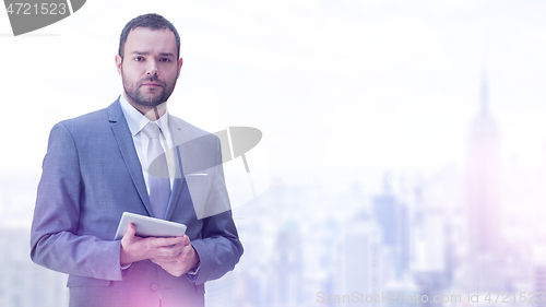 Image of Portrait of young businessman