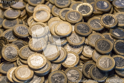 Image of lots of euro coins