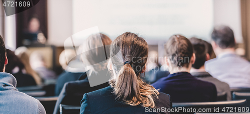 Image of Audience in the lecture hall.