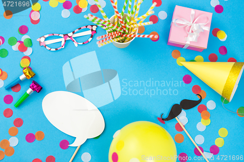 Image of pink birthday gift and party props