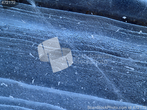 Image of structures in ice
