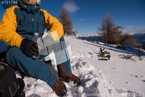 Image of snowboarder portrait