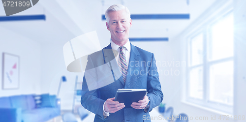 Image of Portrait of senior businessman