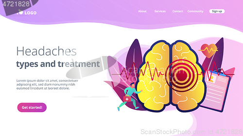 Image of Stroke concept landing page.