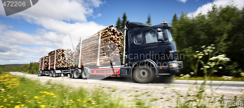Image of log truck