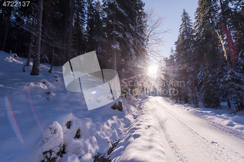 Image of winter road