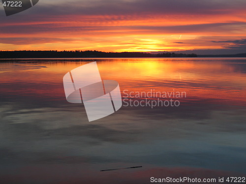 Image of dusk late autumn
