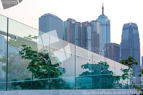 Image of Glass Reflection Hong Kong