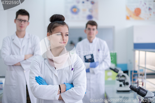 Image of Group portrait of young medical students