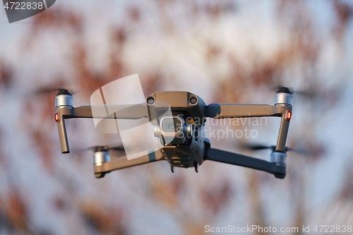 Image of Drone flying outdoors