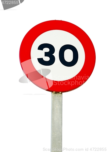 Image of Blank Speed Limit or No Entry