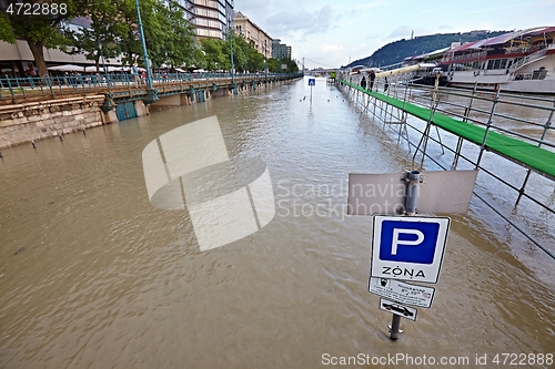 Image of Flooded Budapest Street