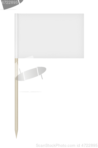 Image of Blank toothpick flag