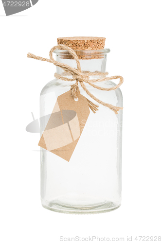 Image of Empty bottle on white