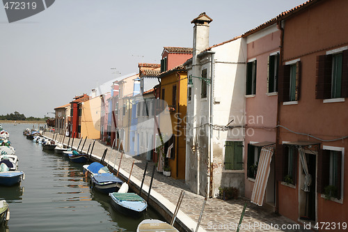 Image of Canal the island of Burano