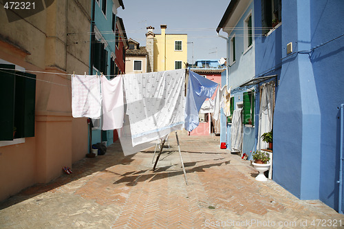 Image of Washing day Burano