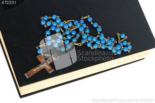 Image of Holy Bible and Rosary