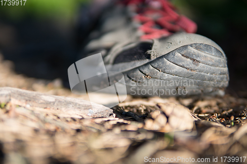 Image of Close up of shoe