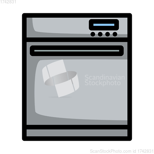 Image of Kitchen Dishwasher Machine Icon