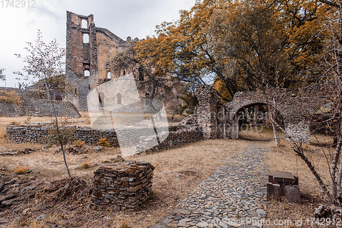 Image of Fasil Ghebbi, royal castle in Gondar, Ethiopia