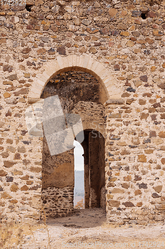 Image of ruins of Guzara royal palace, Ethiopia Africa