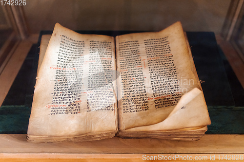 Image of holy Bible in Amharic language,