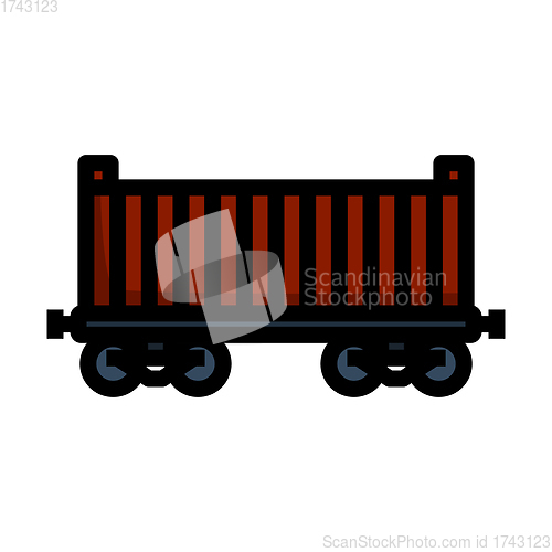 Image of Railway Cargo Container Icon