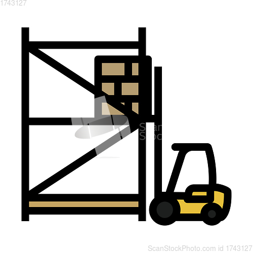 Image of Warehouse Forklift Icon