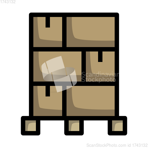 Image of Cardboard Package Box Icon