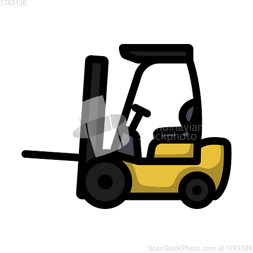 Image of Warehouse Forklift Icon