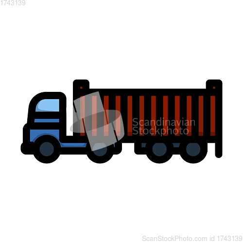 Image of Container Truck Icon