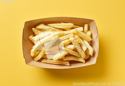 Image of french fries in cardboard box