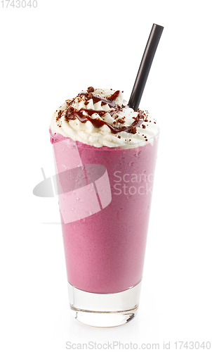 Image of glass of milkshake