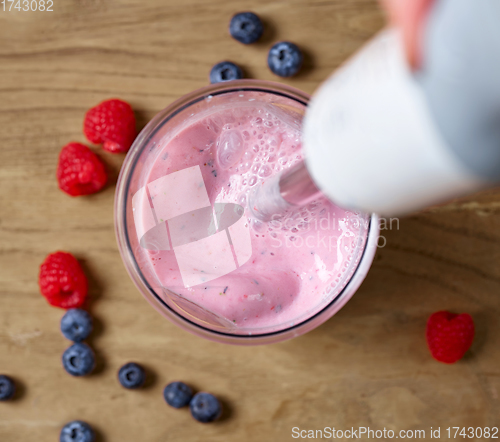 Image of fresh breakfast smoothie