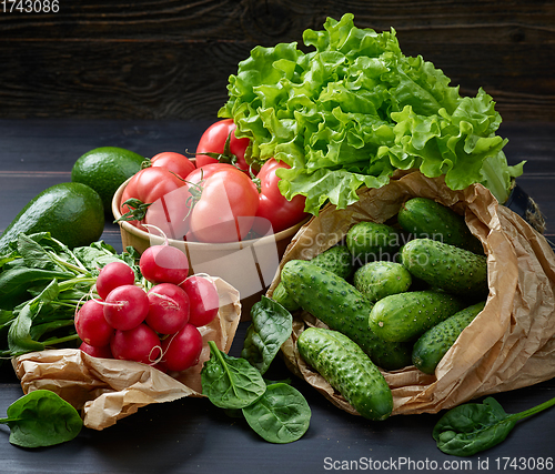 Image of various fresh vegetables