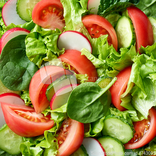 Image of sliced vegetable background