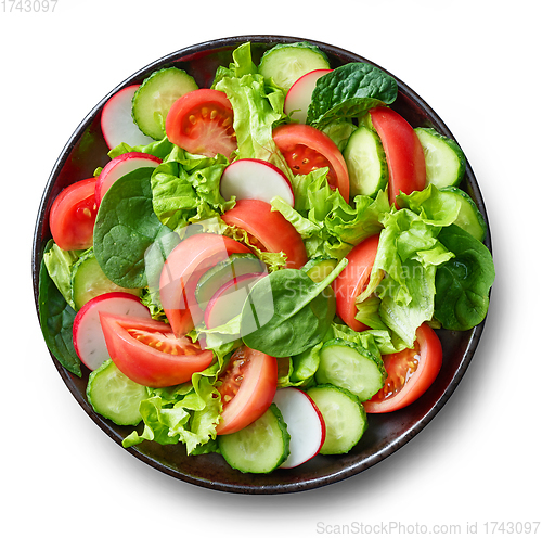 Image of plate of vegetable salad