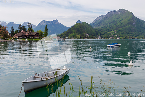 Image of Lake of Annecy in the french Alps