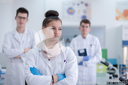 Image of Group portrait of young medical students