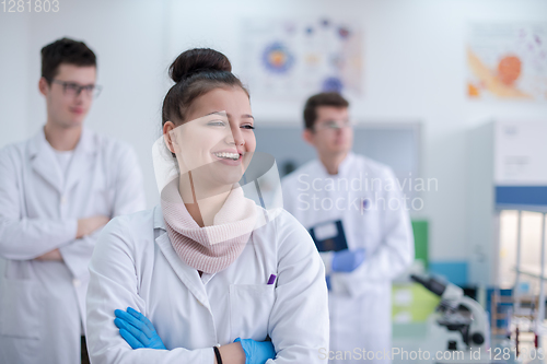 Image of Group portrait of young medical students