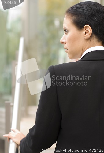 Image of businesswoman in black