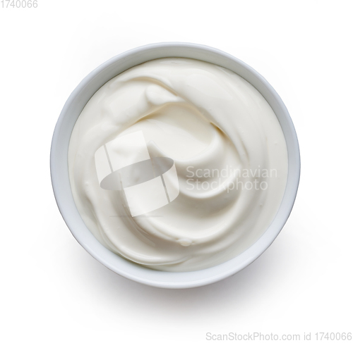 Image of bowl of sour cream