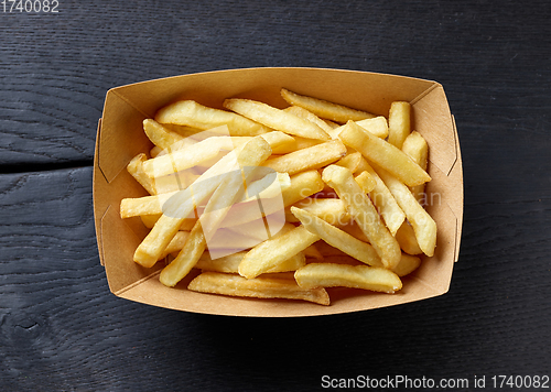 Image of french fries in cardboard container