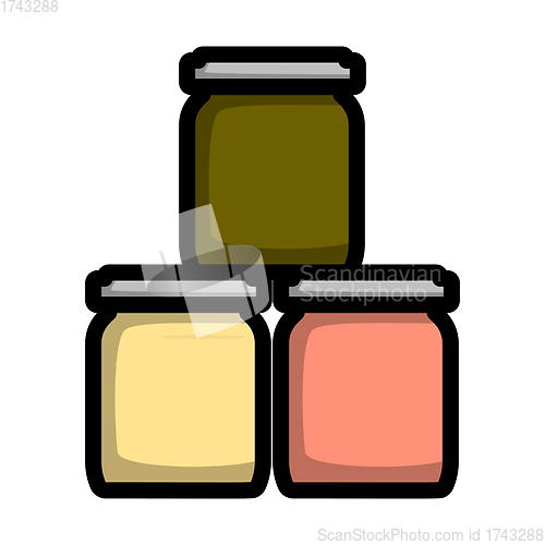 Image of Baby Glass Jars Icon