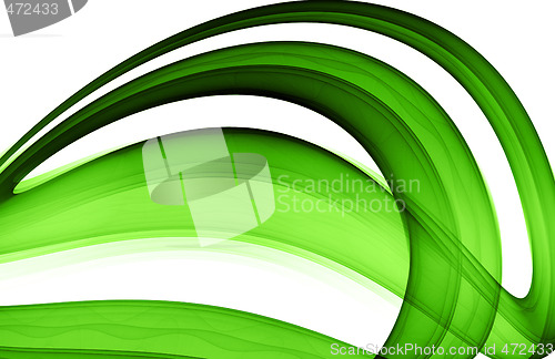 Image of green abstract formation