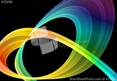 Image of multicolored abstraction